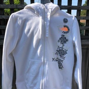 North face zip up hoodie medium